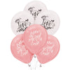 Love And Leaves Latex Balloons - Asst. Colors