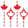 Maple Leaf Paper Straws W/ Add On