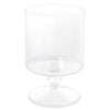 Medium Cylinder Plastic Jar - Clear