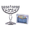 Menorah - Mini Brass W/Candles