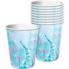 Mermaid 9Oz Paper Cups, 8 Count