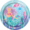 Mermaid Round 9" Dinner Plates, 8 Count