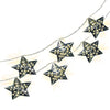 Metal Stars Battery Operated Led String Lights