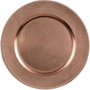 Metallic Round Charger - Rose Gold