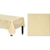 Metallic Tablecloth, 60" X 104" - Beige