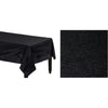 Metallic Tablecloth, 60" X 104" - Black