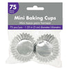 Mini Cupcake Cases - Silver