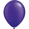 Mini Decorator 5" Pearl Purple Round Latex Balloons, 100 Count.