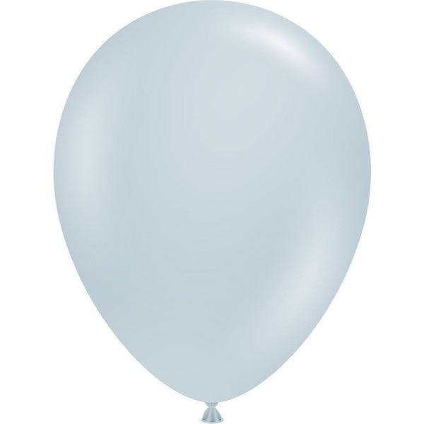 Mini Decorator 5" Tuftex Latex Balloons 50 Per Package Fog