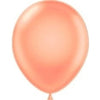 Mini Decorator 5" Tuftex Latex Balloons 50 Per Package Rose Gold