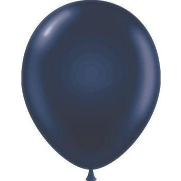 Mini Decorator 5" Tuftex Latex Balloons 50 Per Package Navy