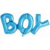 Mini Foil Balloon Banner Kit Boy Blue