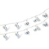 Mini Globes Silver Mercury Battery Operated Led String Lights