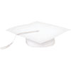 Mini Grad Hat - White