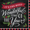 Most Wonderful Time Dinner Napkin