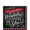 Most Wonderful Time Luncheon Napkins - Mid Count