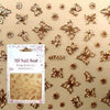 Nail Decal - Gold, Pkg