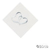 Beverage Napkin - Two Hearts, 50/Pkg