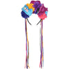 Neon Day Of The Dead Floral Headpiece - Adult