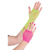 Neon Fishnet Gloves