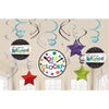 Officially Retired Value Pack Foil Swirl Decorations