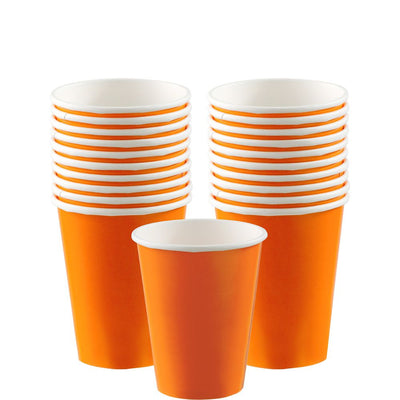 Orange Peel Paper Cups, 9Oz. 20 Count