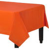 Orange Peel ReCountangular Plastic Table Cover, 54" X 108"