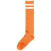 Orange Striped Knee Socks