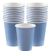 Pastel Blue Paper Cups, 9Oz.