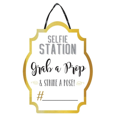 Photo Booth Selfie Station Sign