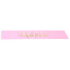 Pink And Gold " Bride To Be" Bachelorette Party Sash