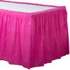 Plastic Table Skirt - Bright Pink 21'