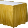 Plastic Table Skirt - Gold 21'