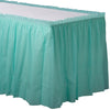 Plastic Table Skirt - Robin's-Egg Blue 21'