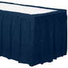 Plastic Table Skirt - True Navy 21'