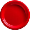 Apple Red Big Party Pack Plastic Plates, 10 1/4"