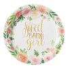 Floral Baby Round Plates, 7"