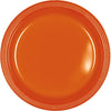 Orange Peel Plastic Plates, 9"