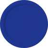 Bright Royal Blue Value Solid Round Plates, 9"