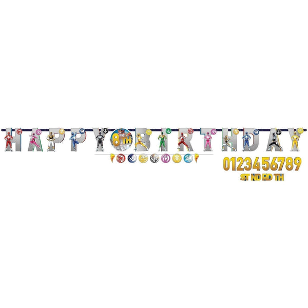 Power Rangers Classic Banner Kit – Party Stuff