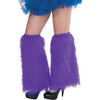 Purple Plush Leg Warmers