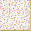 Rainbow Confetti Beverage Napkin