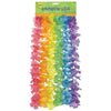 Rainbow Flower Leis 6 Count