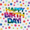 Rainbow Foil Birthday Napkins