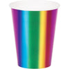 Rainbow Foil Cups