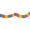 Rainbow Paper Garland, 12'