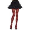 Red/Black Striped Tights - Adult Standard