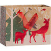 Reindeer Crossing - Horizontal Small Kraft Bag