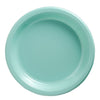 Robin's-Egg Blue Plastic Plates, 7"