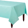 Robin's-Egg Blue ReCountangular Plastic Table Cover, 54" X 108"